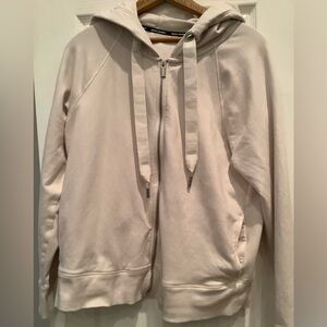DKNY set Cream Zip-Up Hoodie and matching jogger